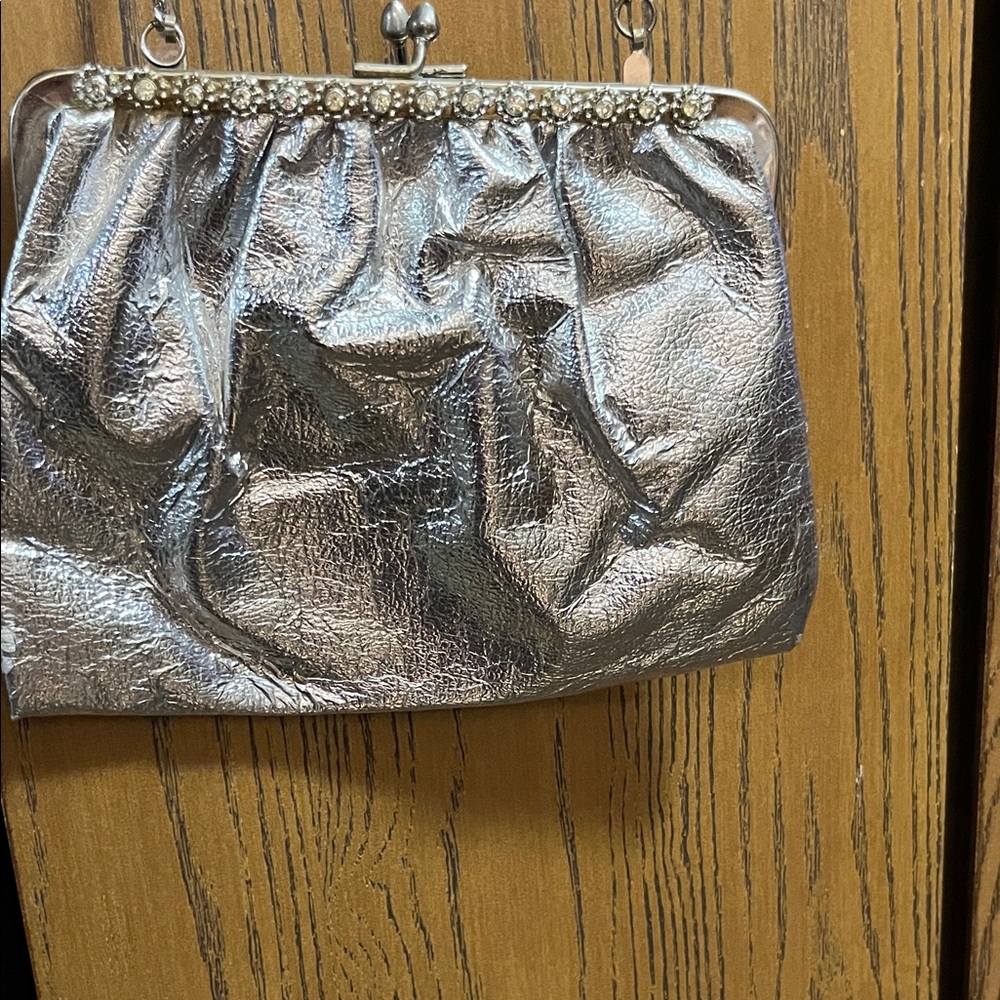 Glamorous Silver Evening Clutch